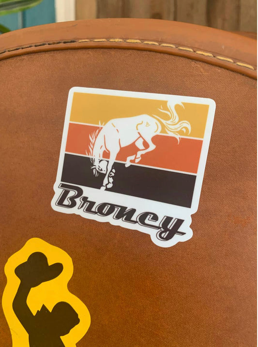 Broncy Sticker