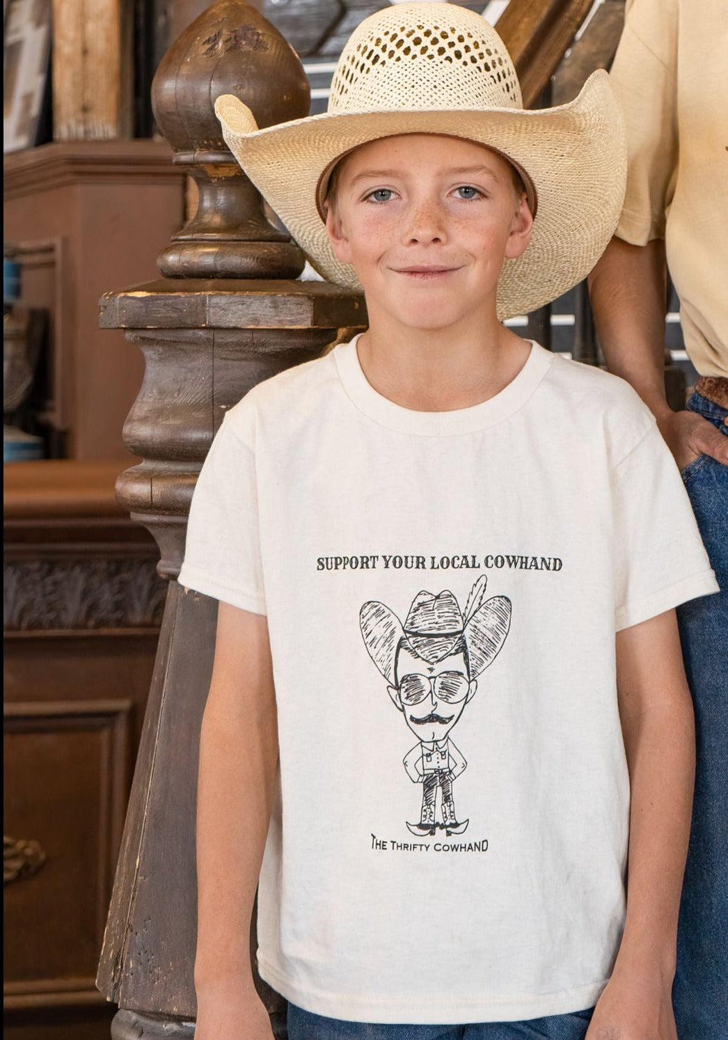 Kid's Support Your Local Cowhand T-Shirt