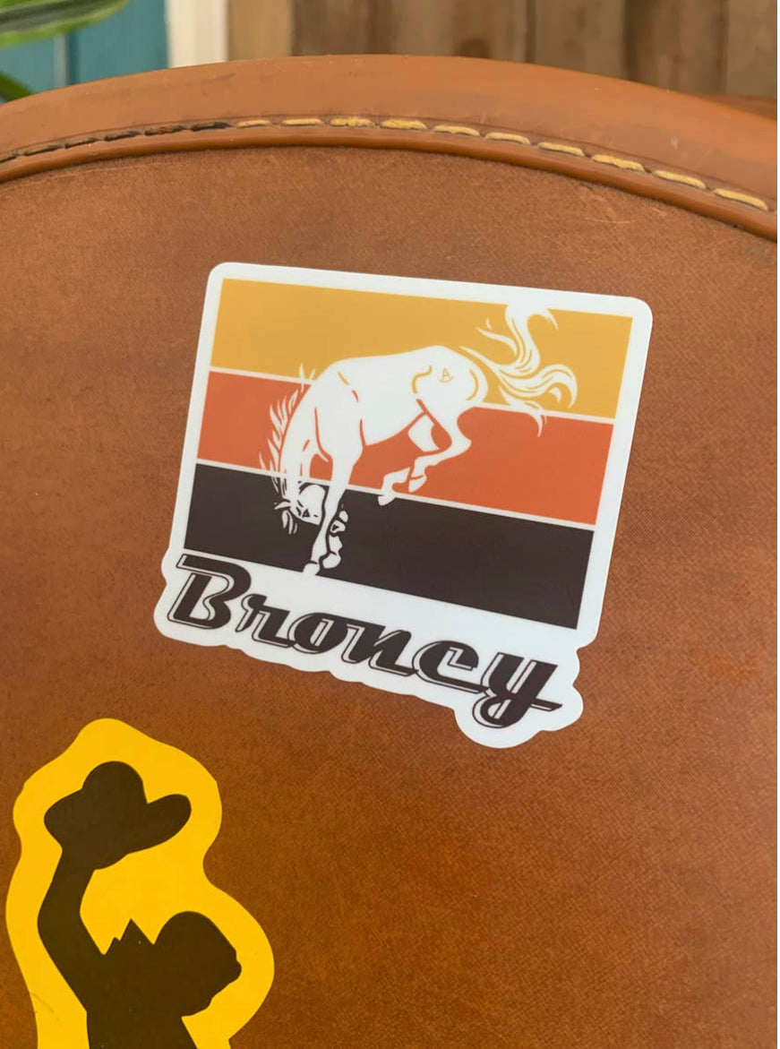 Broncy Sticker
